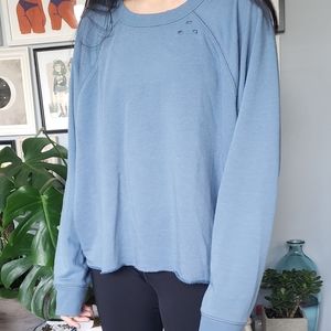 Distressed Aerie Crewneck